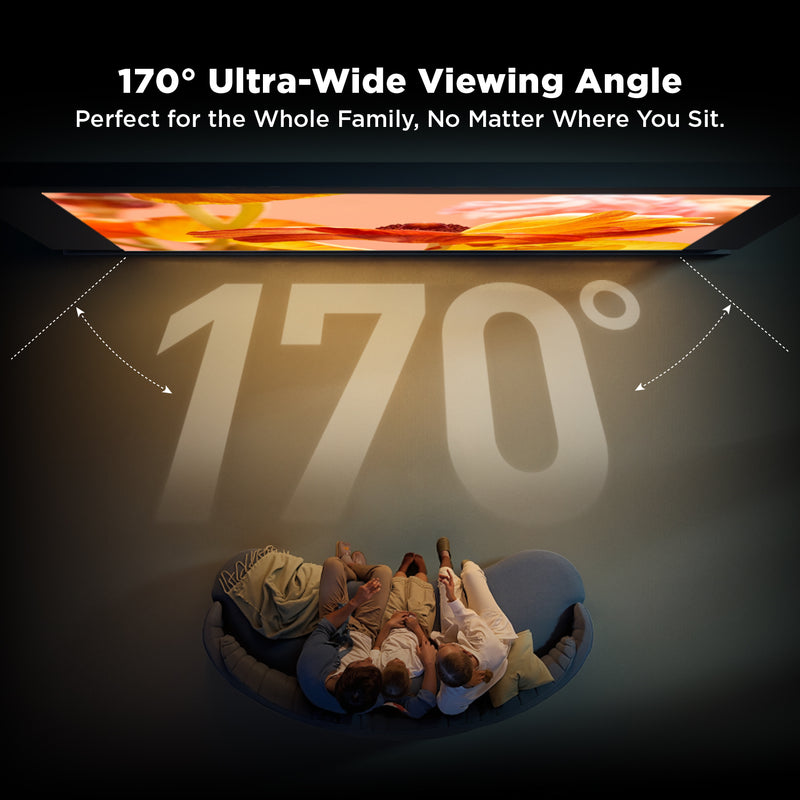 100''-120'' Shore Black Series ALR/CLR Ultra Short Throw Projector Screen