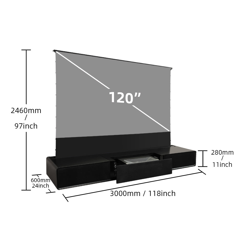 Shore ROLATV Rollable Laser TV Cabinet(Pre-assembled)