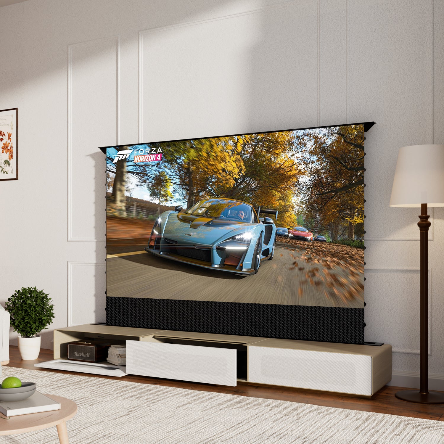 Shore Rolatv Rollible Matte TV Maintomize (pre-assemblato)