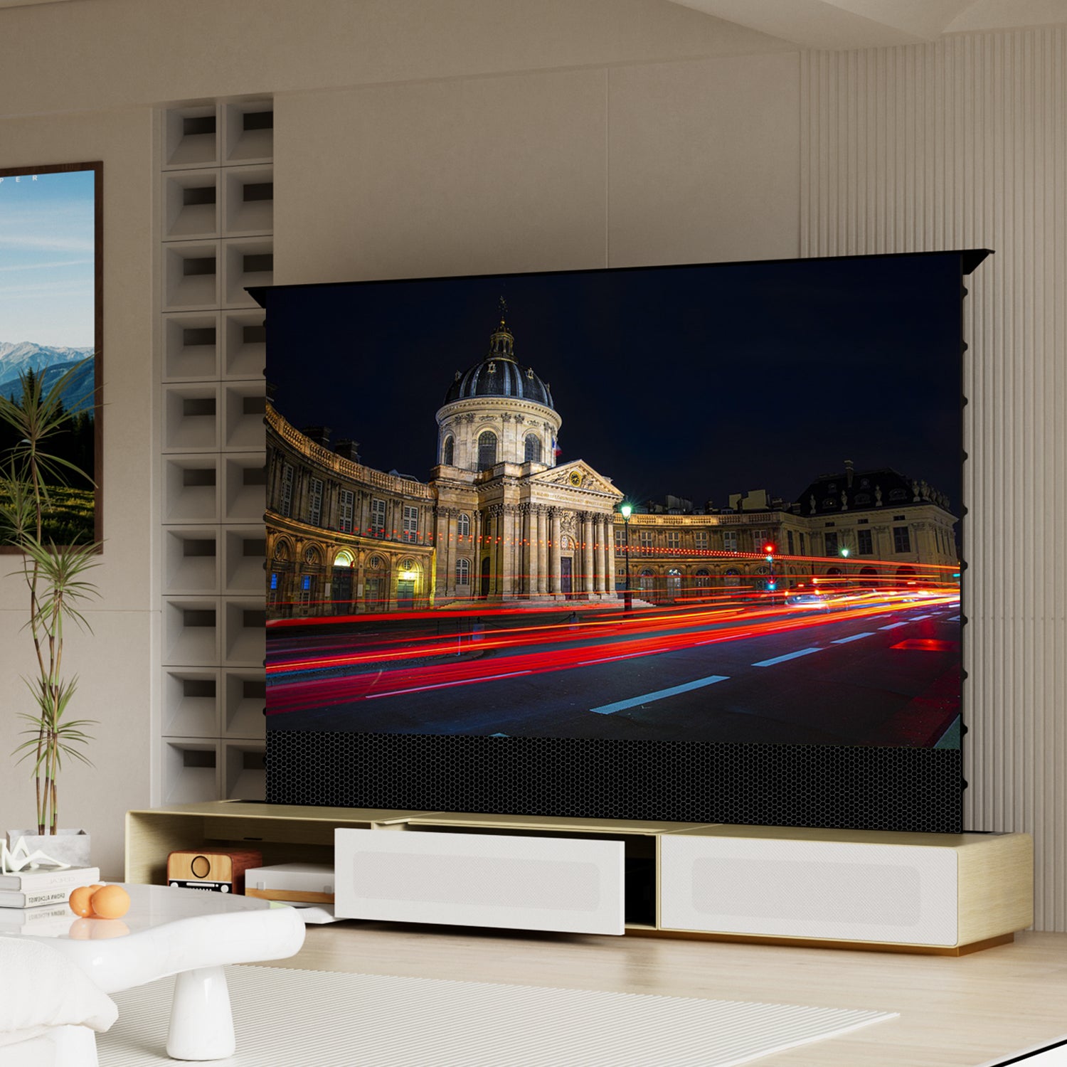 Shore Rolatv Rollible Matte TV Maintomize (pre-assemblato)