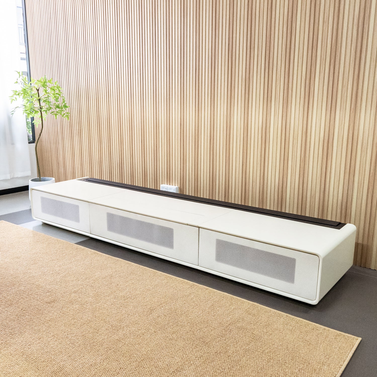 Shore ROLATV Rollable Laser Matte TV Cabinet (Pre-assembled)