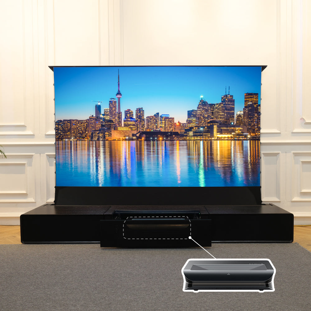 Shore ROLATV Rollable Laser TV Cabinet Bundle (Pre-assembled)
