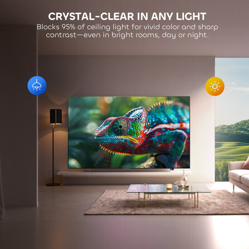 132 Inch Shore Seamless Lenticular 4K UST ALR Projector Screen