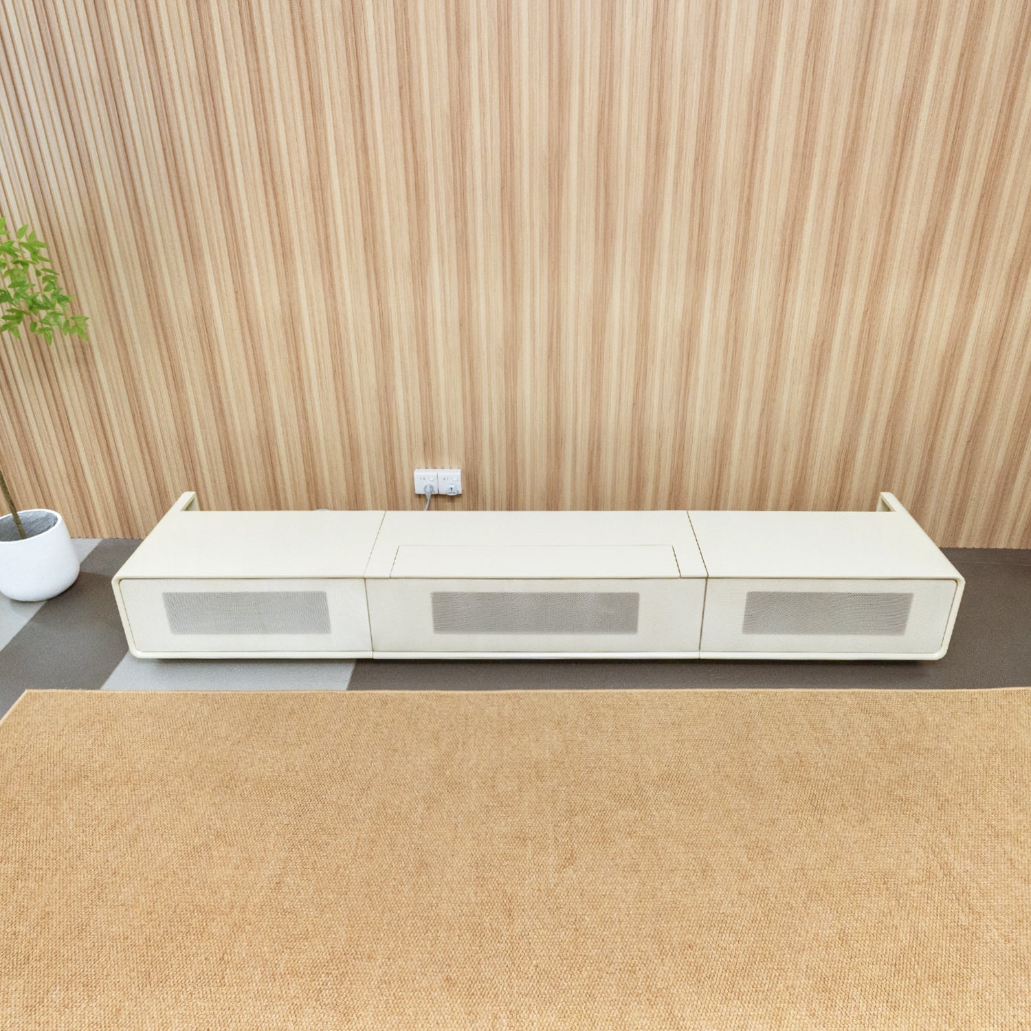 Shore ROLATV Rollable Laser Matte TV Cabinet (Pre-assembled)