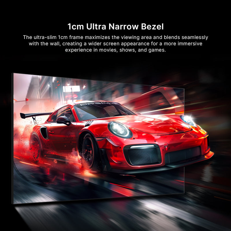 132 Inch Shore Seamless Lenticular 4K UST ALR Projector Screen